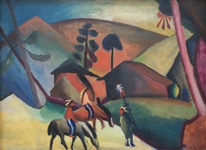 馬のインディアン 作： August Macke